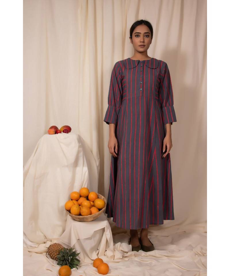Grey Orchard Maxi Dress