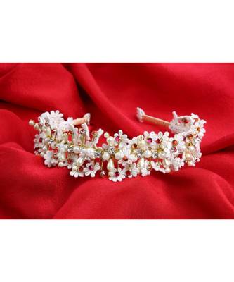 Frost and Fire Flower Hair Comb 1
