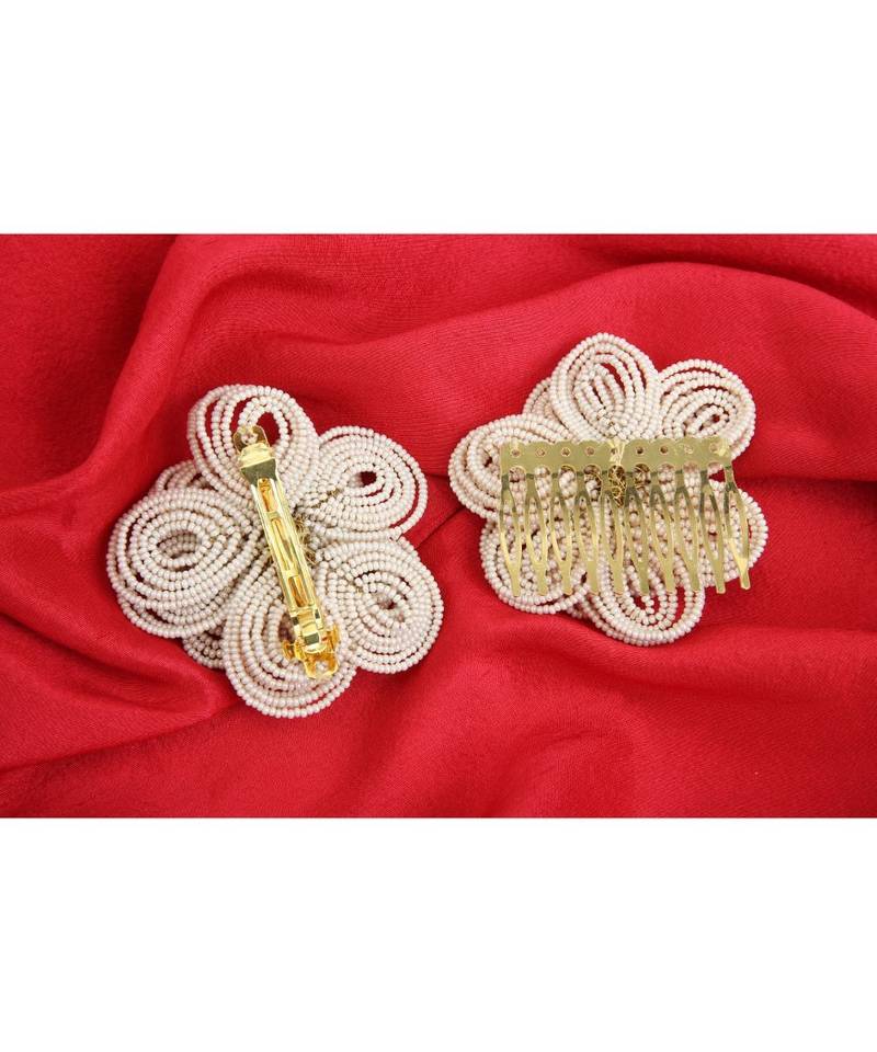 Snow Petals Hair Comb