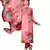 Pink Floral Print Leon Unstitched Salwar- Kameez