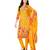 Yellow Printed Leon Unstitched Salwar- Kameez