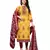 Yellow Abstract Print Leon Unstitched Salwar- Kameez