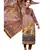 Brown Floral Print Leon Unstitched Salwar- Kameez
