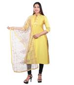 Green plain georgette kurtas-and-kurtis