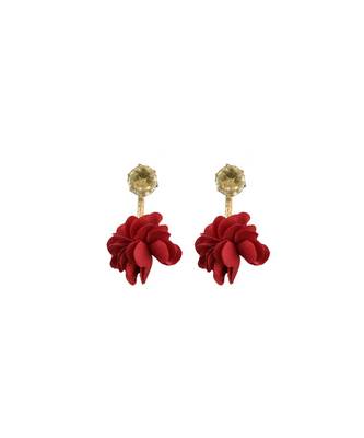 Beautiful Artisan Flower Hanging Earrings 1