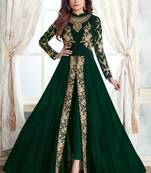 Dark Green Georgette Pakistani Salwar Kameez