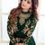 Dark Green Georgette Pakistani Salwar Kameez
