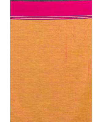 Yellow Handloom Jamdani Cotton Saree 4