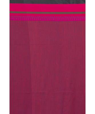 Indigo Handloom Cotton Saree 4