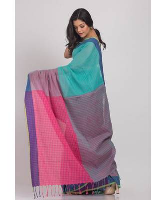 Multicolor Handloom Cotton Saree 2