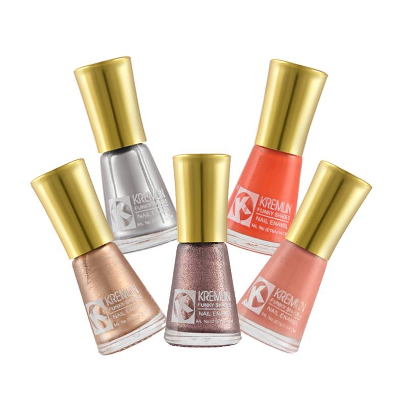 Kremlin (KRM NPCMB5 5324) KN11 Multicolor Nail Paint (Set of 5) S.S
