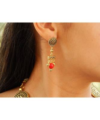 Red agate necklace-sets 5