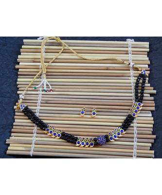 Black agate necklace-sets 4