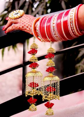 Red cubic zirconia bracelets 3