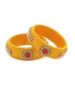 Yellow bangles-and-bracelets