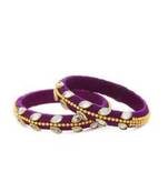 Purple bangles-and-bracelets