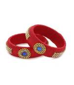 Red bangles-and-bracelets