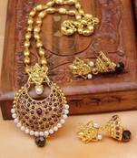 Purple agate pendants