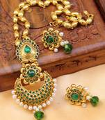 Green agate pendants