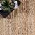 Posa Homes Round Hand-Braided Jute Rug 2x2' Natural Carpet, Hand-Crafted, Recyclable Luxury Carpet Rugs