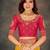 Multicolor woven banarasi silk saree with blouse