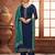 Blue Jari Embroidery Work Georgette Semi Stitched Suits Designer Churidar salwar