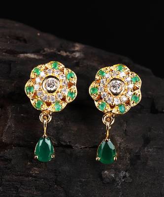 Green earrings 5