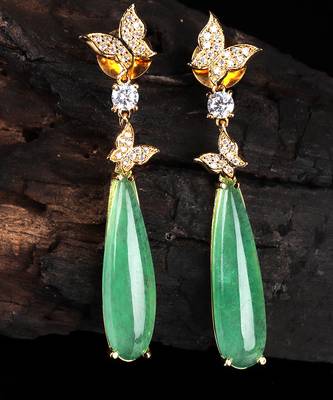 Green earrings 5