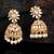 White jhumkas