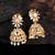 White jhumkas