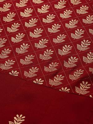 Women Maroon & Gold Toned Printed Anarkali Kurta 5