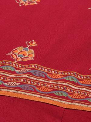 Women Maroon Printed Anarkali Kurta 4