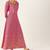 Women Pink & Gold Toned Embroidered Anarkali Kurta
