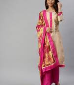 Beige Gotta Patti Cotton Salwar