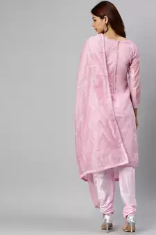 Baby-Pink Gotta Patti Cotton Salwar