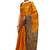 Mustard woven art silk saree saree with blouse