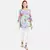 WOMEN'S BLUE PRINTED TOPWITH FRILL DETAILS top