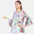 WOMEN'S BLUE PRINTED TOPWITH FRILL DETAILS top