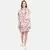WOMEN'S GREY PRINTED LINEN ONE SIZE TUNIC