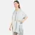 SOFT BLUE FOILEDPOLY CHIFFON TUNIC