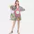 WOMEN'S MULTI COLOR PRINTED SILK COTTON ONE SIZE TUNIC