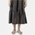 WOMEN'S OLIVE SOLID COTTON POPLIN FRILLSUMMER DRESS