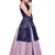 Kids Blue Indo And Lavender Lehenga Choli For Girls 