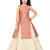 Kids Brown Indo And Cream Lehenga Choli For Girls