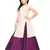 Kids Cream Indo With Maroon Lehenga Choli For Girls