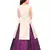 Kids Cream Indo With Maroon Lehenga Choli For Girls