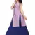 Lavender Indo With Blue Lehenga Choli For Girls