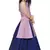 Lavender Indo With Blue Lehenga Choli For Girls