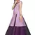 Lavender Indo With Maroon Lehenga For Girls