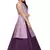 Lavender Indo With Maroon Lehenga For Girls